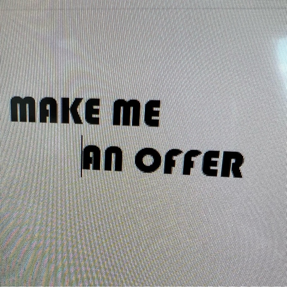 TGIF - make me an offer - maybe it will be both our lucky day